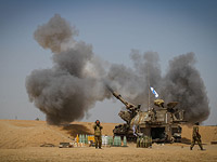Артиллерийская установка на границе Газы