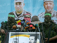 На церемонии в память о "генералах ХАМАСа", ликвидированных 21 августа 2014 года