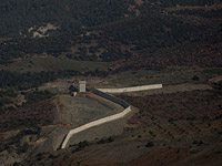 Турецко-сирийская граница неподалеку от города Килис