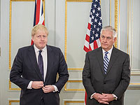 Борис Джонсон и Рек Тиллерсон в Лондоне, 22 января 2018 года