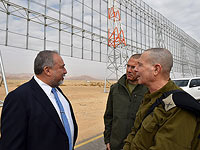 Авигдор Либерман на границе с Иорданией  
