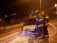 В Бейт-Сафафе в Иерусалиме загорелся автомобиль