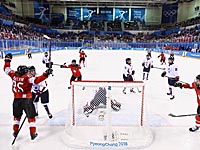Хоккей. Швейцарки разгромили объединенную сборную Кореи