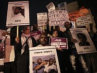 В Иерусалиме прошла демонстрация в поддержку африканских нелегалов