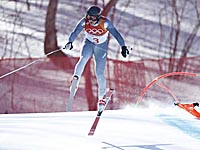 После падения в суперкомбинации российский горнолыжник доставлен в больницу