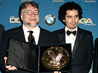 Гильермо дель Торо (второй слева) на вручении премий Гильдии режиссеров США. 3 февраля 2018 года
