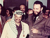 Ясер Арафат с Фиделем Кастро 