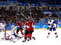 Хоккей. Канадцы обыграли корейцев и вышли в четвертьфинал