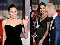 Королевская чета, Анджелина Джоли, Хофит Голан и другие гости церемонии BAFTA. Фоторепортаж 
