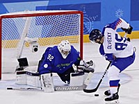 Хоккей. Словенцы победили словаков в серии буллитов