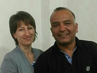 Али Шрух с супругой Екатериной   