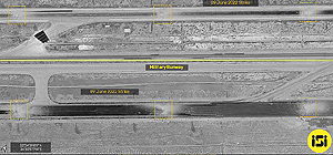 ImageSat: в результате удара по аэропорту Дамаска разбиты взлетно-посадочные полосы
