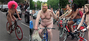 Голый велопробег в Лондоне: самый массовый в Европе. Фоторепортаж