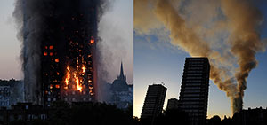 В Лондоне сгорело жилое высотное здание Grenfell Tower: есть погибшие