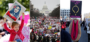 "Женские марши" против Трампа: от США до Антарктиды. Фоторепортаж