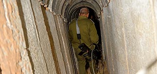 Обнаружен туннель, ведущий из Газы к кибуцу Эйн а-Шлоша