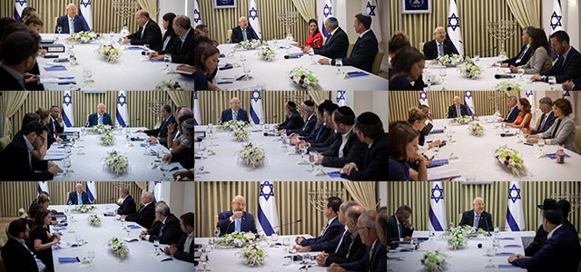 Президент Израиля Реувен Ривлин завершил беседы с представителями партий
