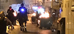 Возобновились беспорядки в Яффо: арабы жгут шины и бросают камни в полицейских