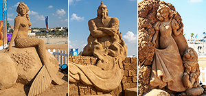 От Белоснежки до Джинна: фестиваль песчаных скульптур в Ашкелоне. Фоторепортаж
