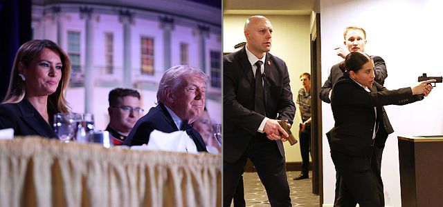 Стрельба во время ужина корреспондентов Белого дома, на котором присутствовал Трамп