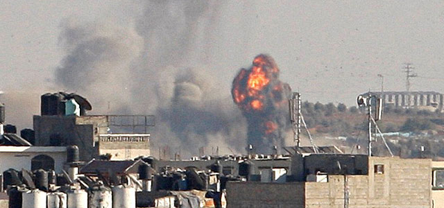 Ответный удар ЦАХАЛа, атакован объект боевиков ХАМАС в Газе