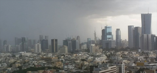 Первая зимняя буря после двухнедельной засухи в Израиле