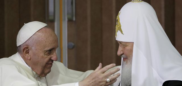 Патриарх Кирилл и Папа Франциск: остановить исход христиан с Ближнего Востока