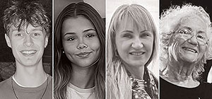 Имена погибших при обстреле Беэр-Шевы: Михаль Закс, Эйтан Закс, Ноа Богуславски и Наоми Шанан