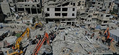 Обрушение дома в Газе, 21 погибший. Abu Ali: погиб телохранитель Ханийи, под зданием был туннель