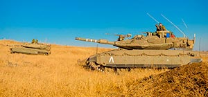 Новейшие танки ЦАХАЛа во время учений на Голанах. Фоторепортаж