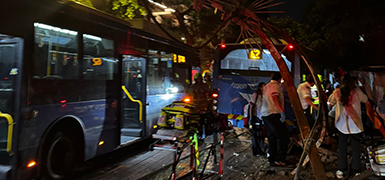 ДТП на улице Дизенгоф в Тель-Авиве: не менее десяти пострадавших