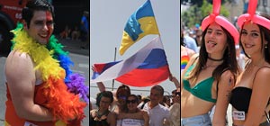 Ежегодный "Парад гордости": радужное шествие в Тель-Авиве. Фоторепортаж
