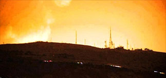 СМИ: Израиль атаковал военные объекты к северу Дамаска