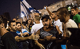 Тель-Авив. Столкновение сторонников и противников операции в Газе