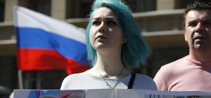 "Хватит Путина, хватит Кадырова". Митинг оппозиции в Москве лишили лозунгов