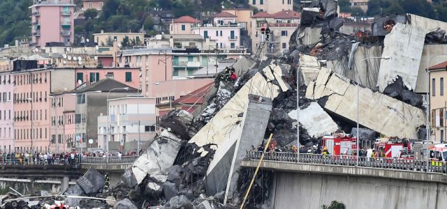 Обрушение моста в Генуе: уточненные данные о жертвах
