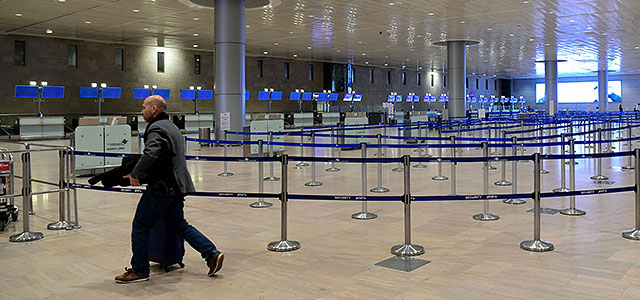 Аэропорт Бен-Гурион переходит на режим работы Судного дня