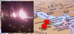 Телеканал CBS News показал видеозаписи воздушного удара по саудовскому нефтезаводу