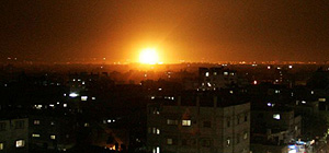В ответ на ракетный обстрел территории Израиля ВВС ЦАХАЛа нанесли удар по Газе
