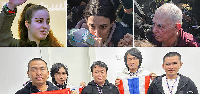 Восемь заложников, которых террористы удерживали в Газе 482 дня, вернулись в Израиль