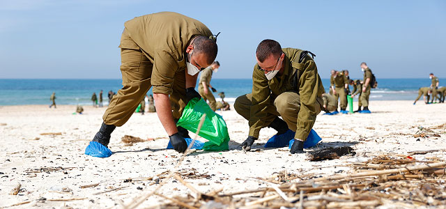 На борьбу нефтяным загрязнением пляжей выделены 45 млн шекелей