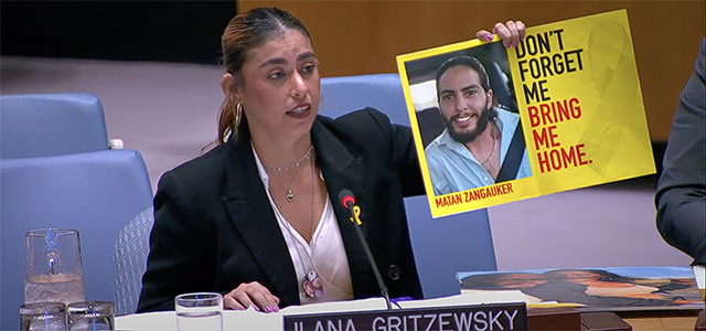 Экс-заложница ХАМАСа Илана Грицевски выступила перед Советом безопасности ООН