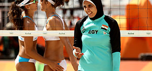 Пляжный волейбол в Рио: золото немок и хиджабы египтянок. Фоторепортаж
