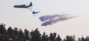 Впервые для тушения лесных пожаров были использованы "Супер-Геркулесы" ВВС ЦАХАЛа. Видео
