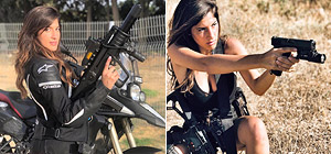 Фотомодель по рекламе оружия Ярден Ардити: "Если чего-то хочу, я этого добьюсь"