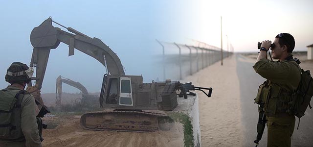 Израиль построит на границе с Газой подземный бетонный забор
