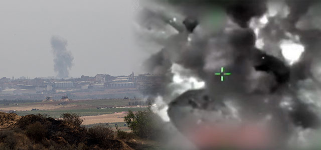 ВВС ЦАХАЛа атаковали группу боевиков на севере сектора Газы