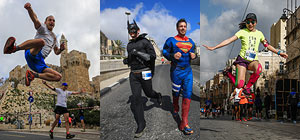 Международный марафон в Иерусалиме: не только супергерои. Фоторепортаж