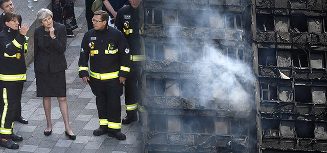 Grenfell Tower все еще горит. Количество жертв может превысить 100 человек