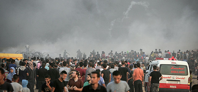 Беспорядки на границе Израиля и сектора Газы